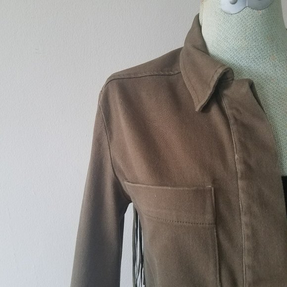 Stelen 'Toledo' Fringe Army Jacket/ Size Small - Picture 7 of 8